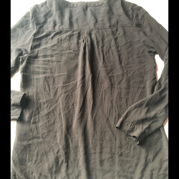 3 for $20/ Old Navy Rayon Black Shirt Size M - Picture 4 of 5
